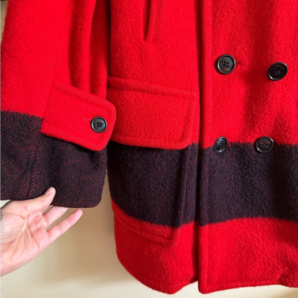 Vintage Hudson’s Bay Company Blanket Coat | 100% Wool | Made in Canada | Size M - Picture 5 of 7